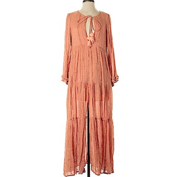 Sundress Neo Embellished Maxi Petra Teracotta